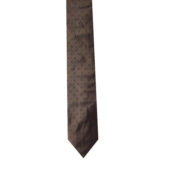Christian Dior Pin Dots Pattern Necktie - Picture 1 of 2